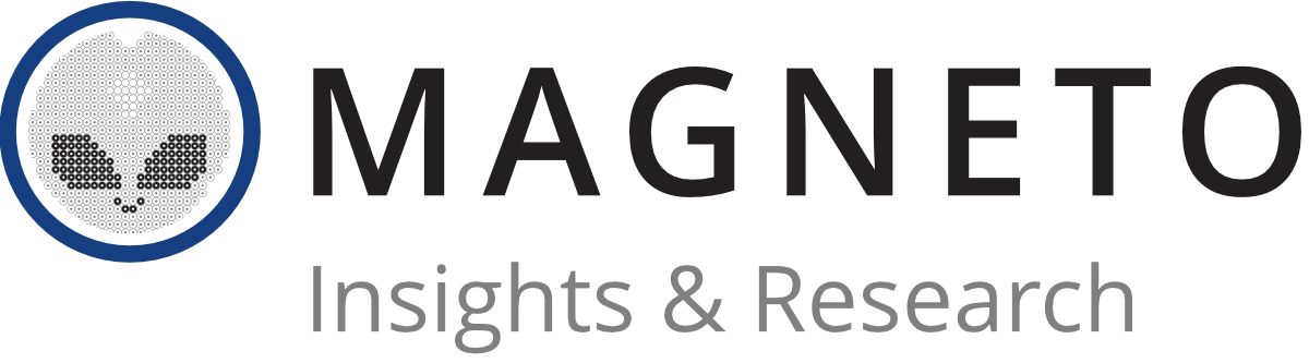 Official Logo, Magneto Insights & Market Research Services Logo, Magneto Brand